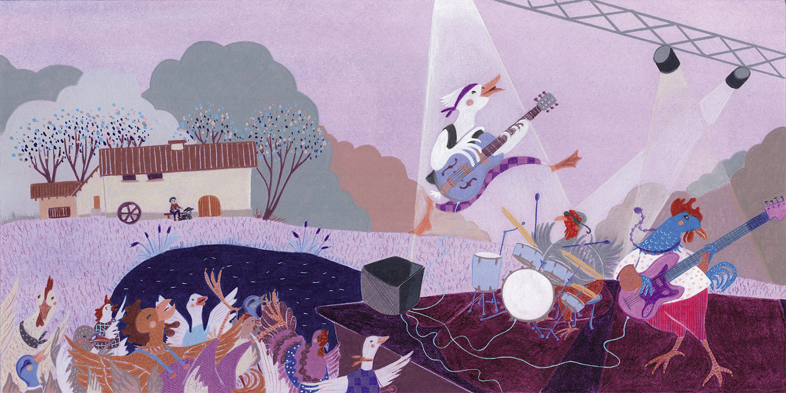 pia taccone Rock and roll des gallinaces